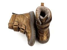 Bisgaard vinterstøvle Ellis bronze med velcro og TEX